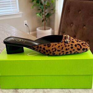 Sam Edelman Women’s Ollie Mule | Sz. 7.5M | Color: Granada/Tan Leopard ~NWB